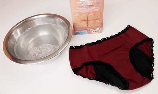 entretenir culotte menstruelle percarbonate soude